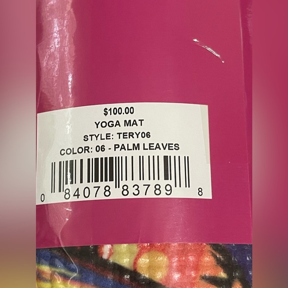 TEREZ Palm Leaves Yoga Mat Size - 68x24 - Picture 3 of 5